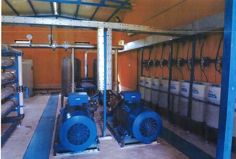 The seawater desalination plant in Umm Qasr